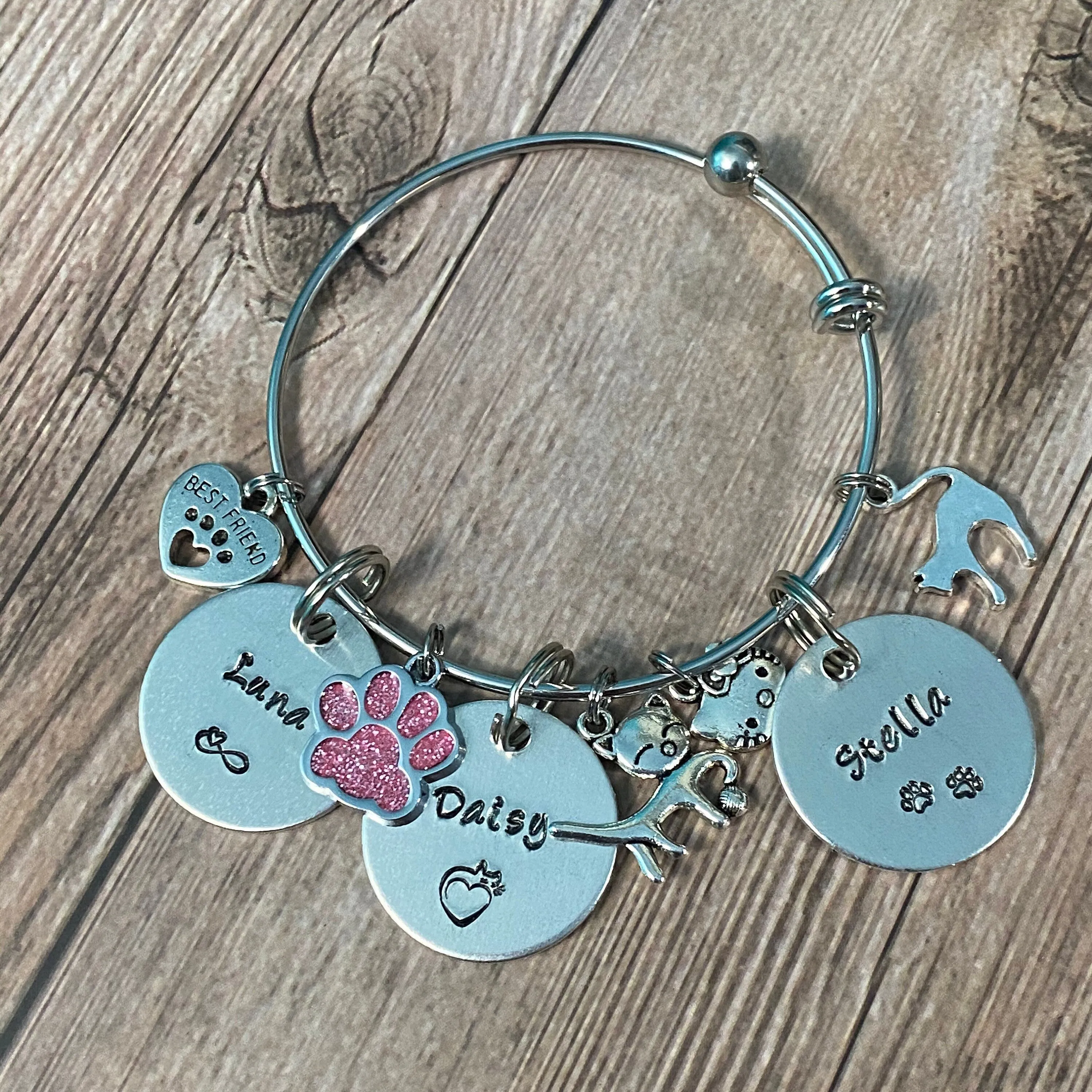 CAT NAME BRACELET