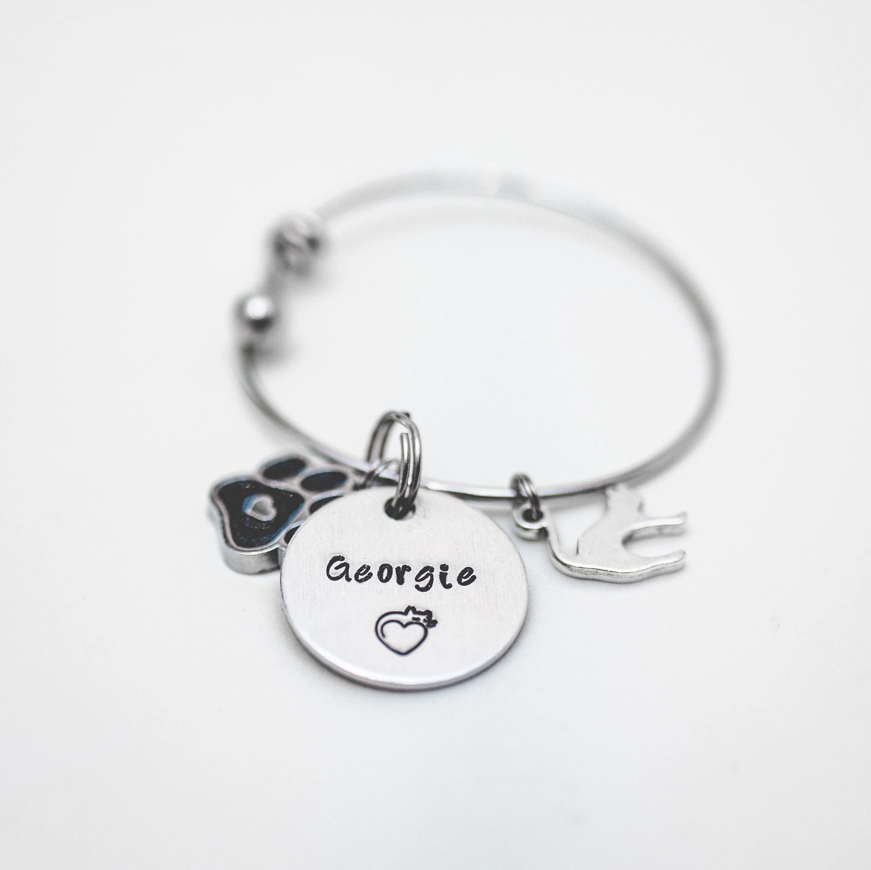 CAT NAME BRACELET