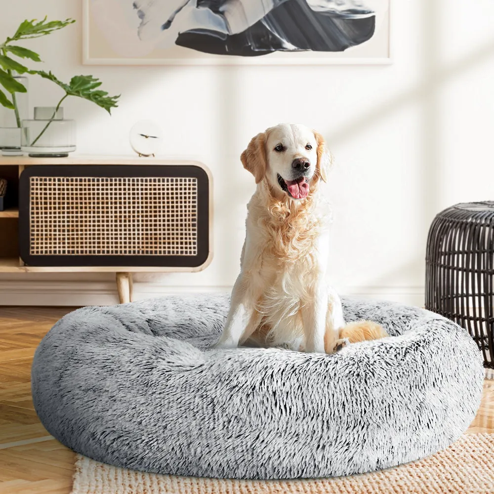 Large Calming Soft Washable Pet Bed Non-Slip - i.Pet