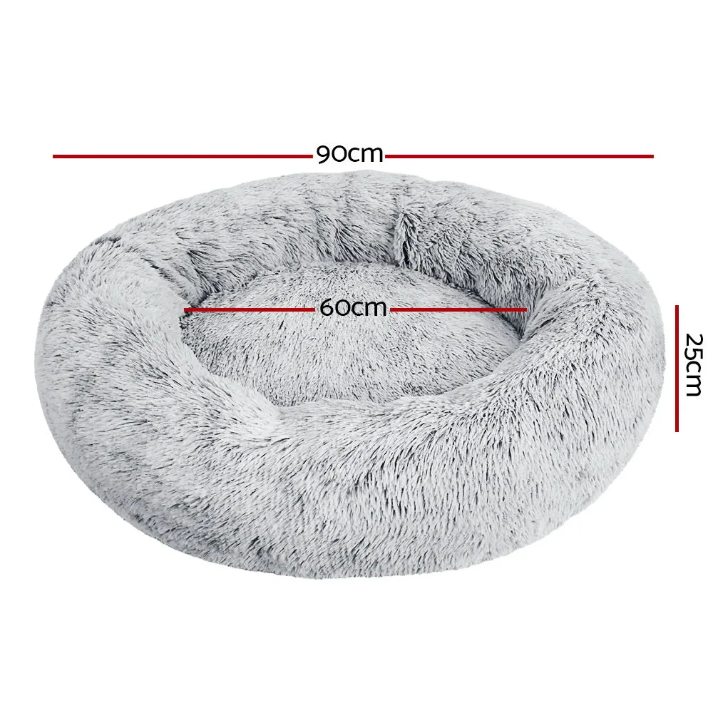 Large Calming Soft Washable Pet Bed Non-Slip - i.Pet
