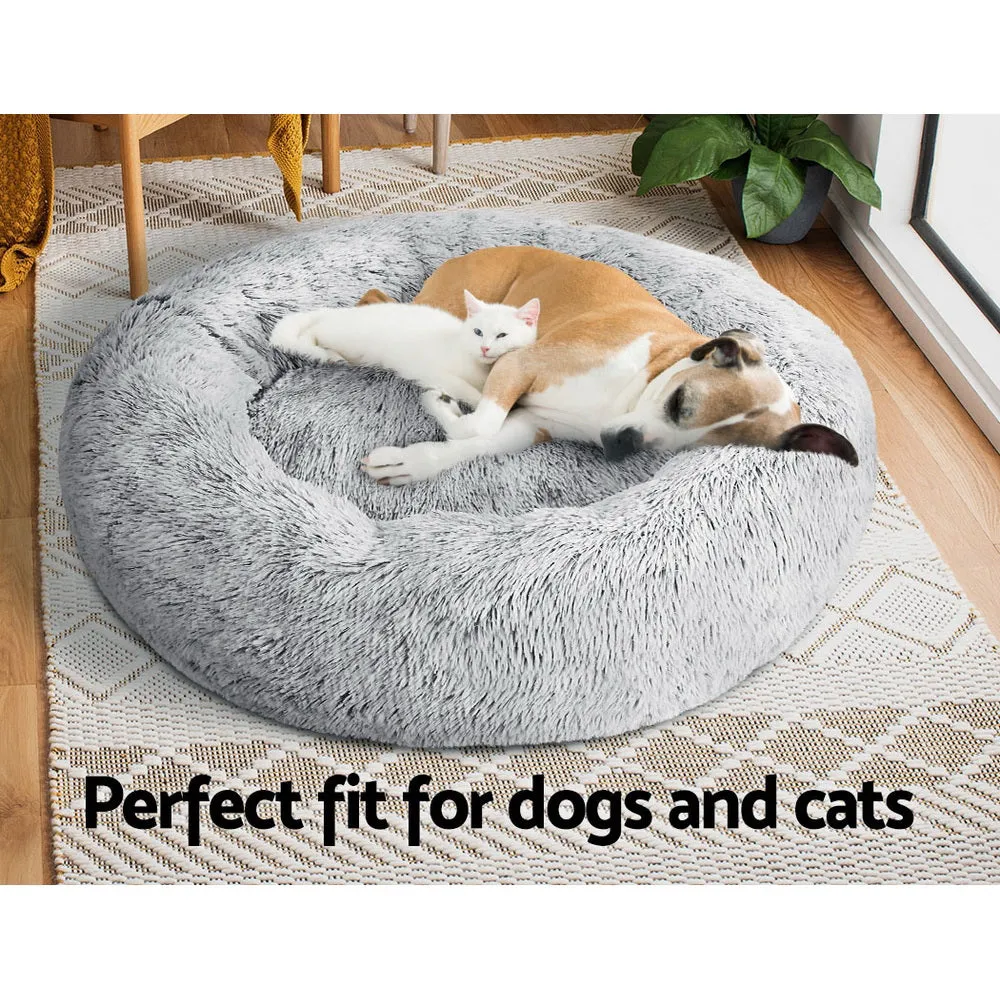 Large Calming Soft Washable Pet Bed Non-Slip - i.Pet