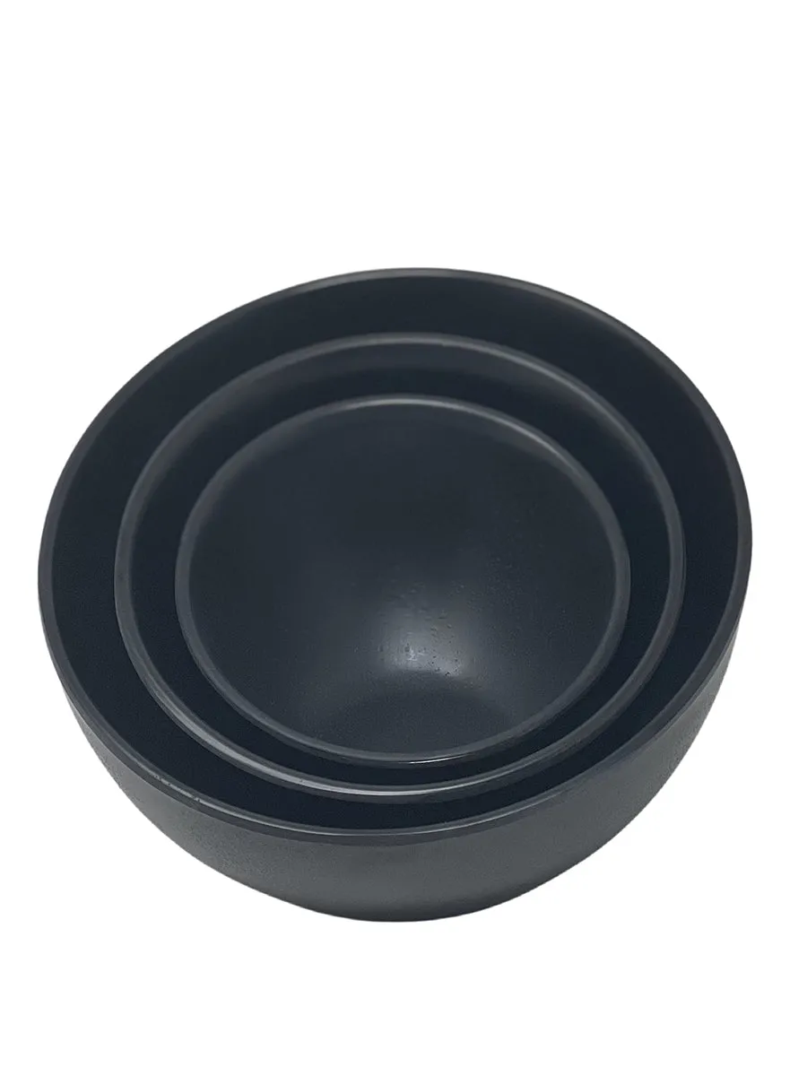 Sumi Sliced Bowl Black - 4"