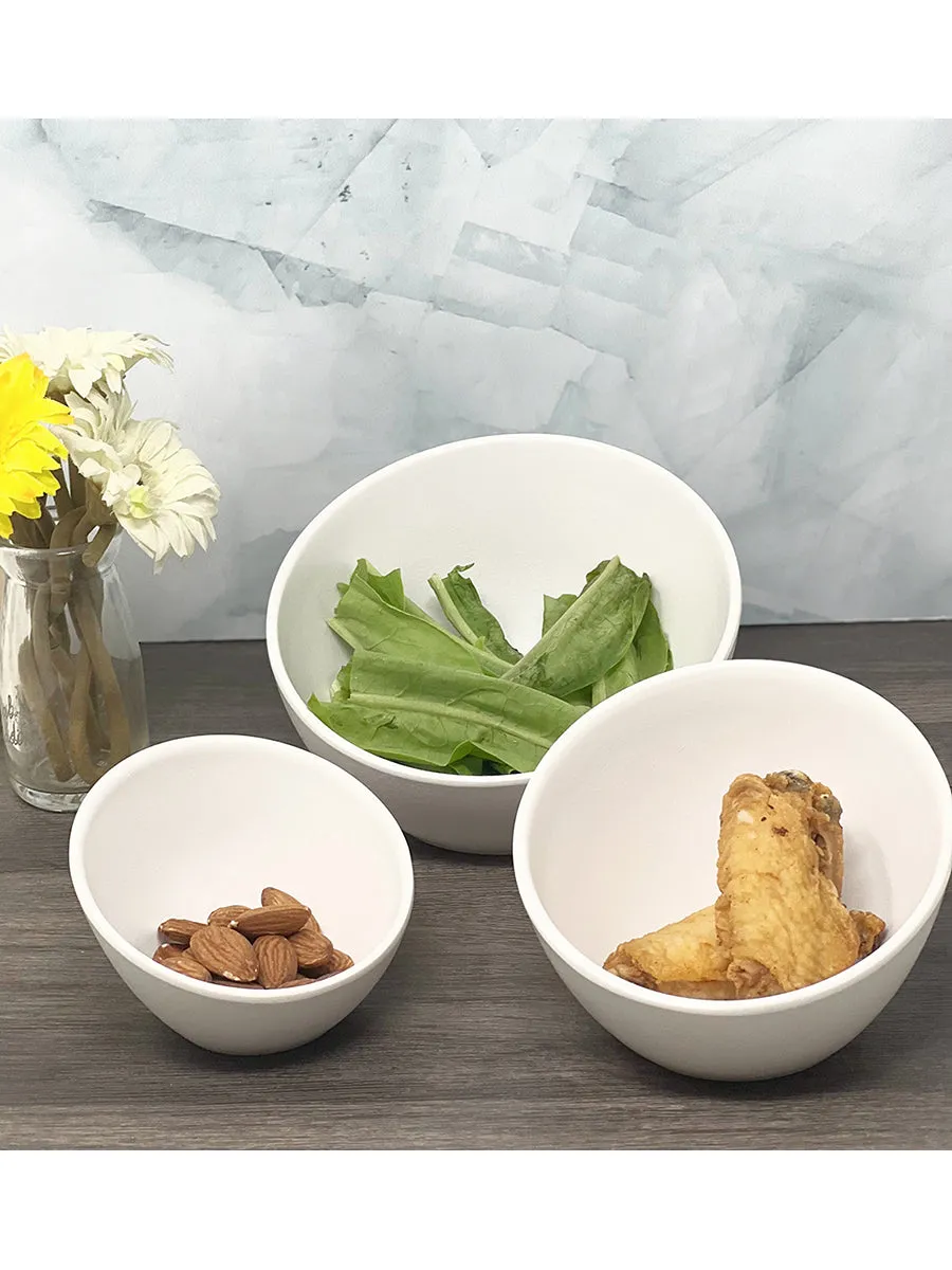 Sumi Sliced Bowl White - 4"