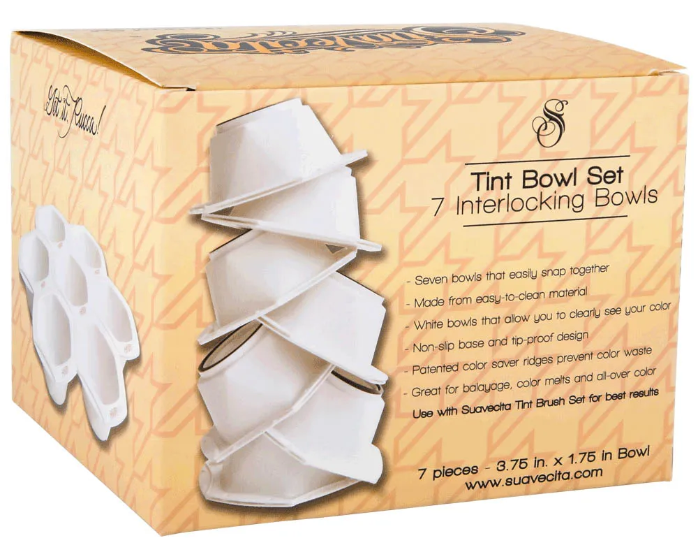 White Tint Bowl Set