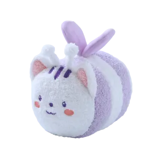 Yabu Furry Bee Cat Plush by Kenji